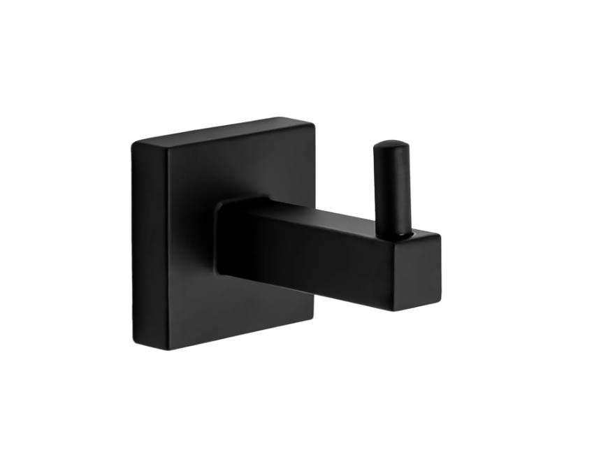 Koupelnový věšák černý 322196