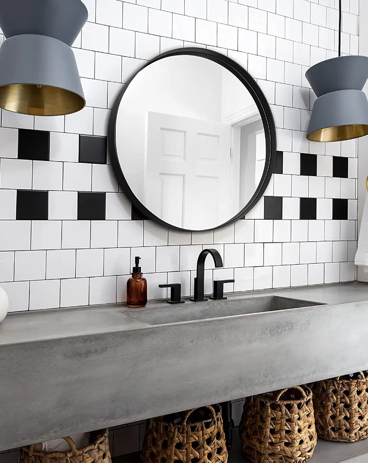 Kulaté zrcadlo 39 cm JZ-01