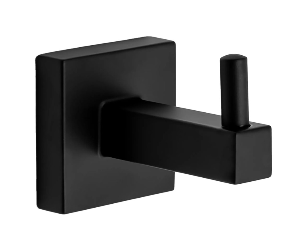 Koupelnový věšák černý 322196