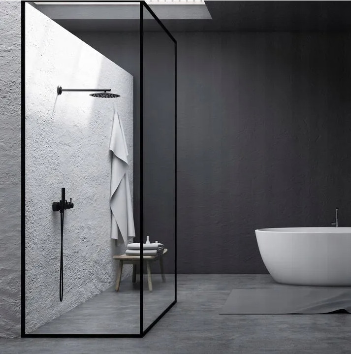 Koupelnový věšák černý 322196