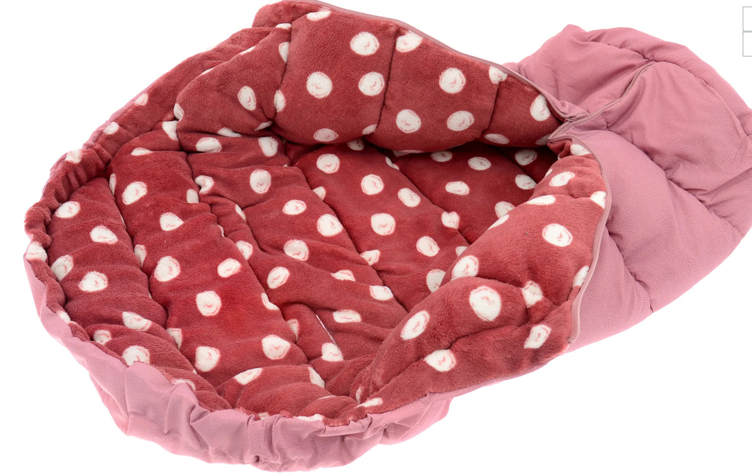 Dětský spací pytel DOTS PINK/BURGUNDY