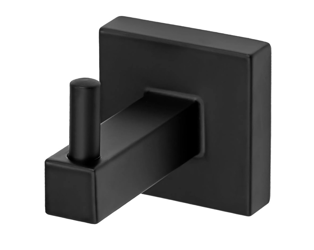 Koupelnový věšák černý 322196