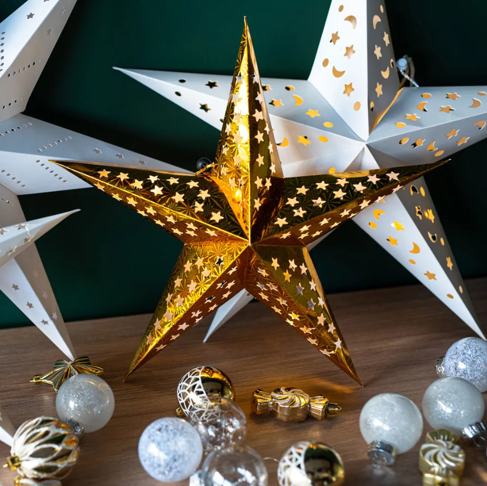 Vánoční dekorace LED Hvězda SY-001