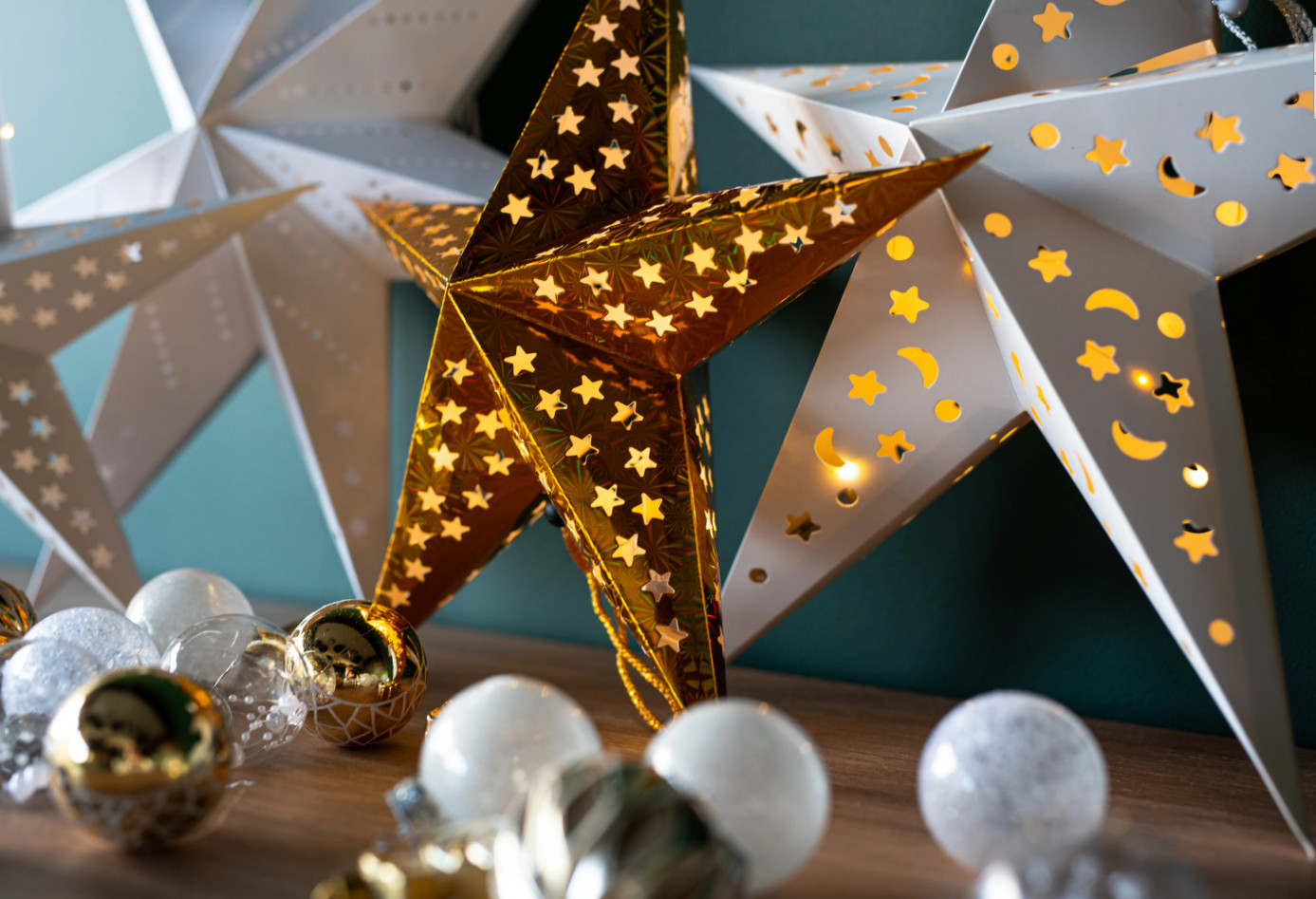 Vánoční dekorace LED Hvězda SY-001