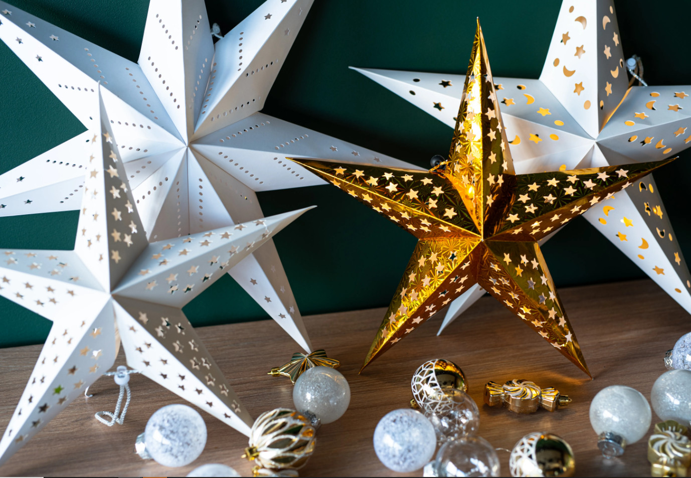 Vánoční dekorace LED Hvězda SY-001