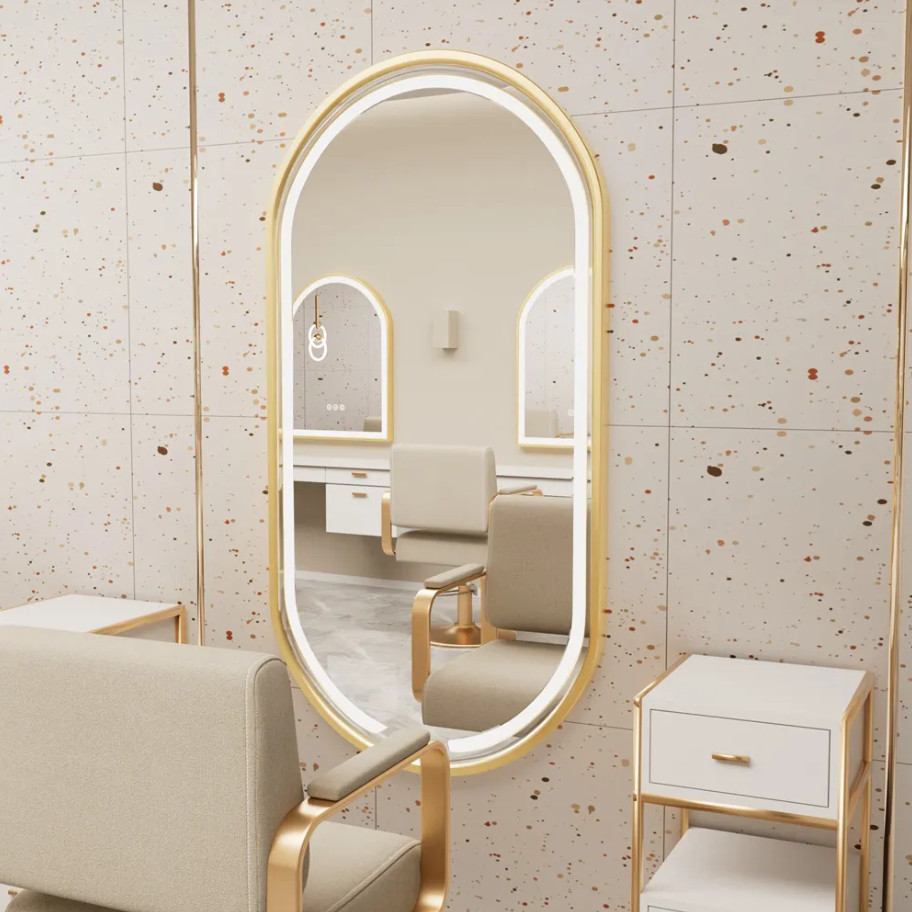 Oválné LED zrcadlo 60x90CM