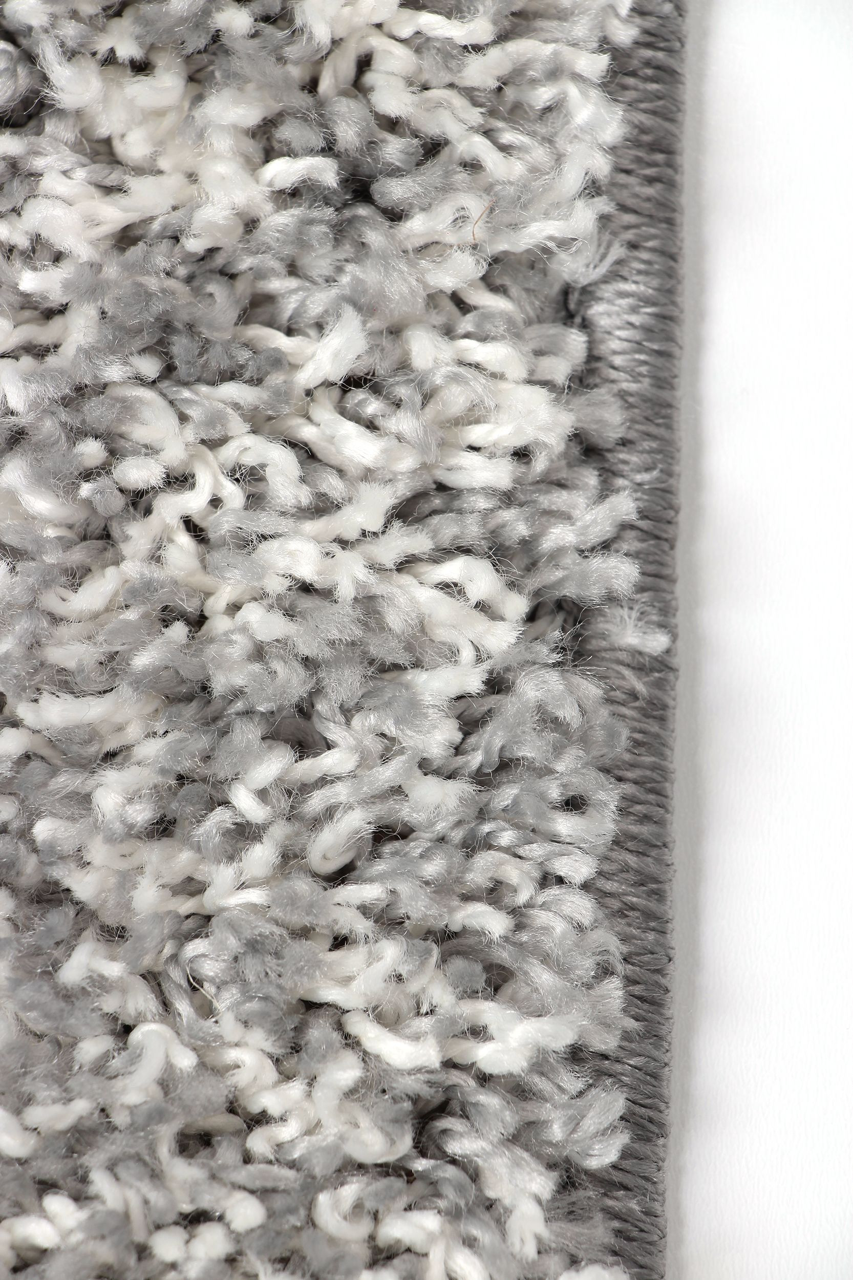 Koberec SHAGGY DE LUXE/EVO SHAGGY 8000/910 šedý / bílý