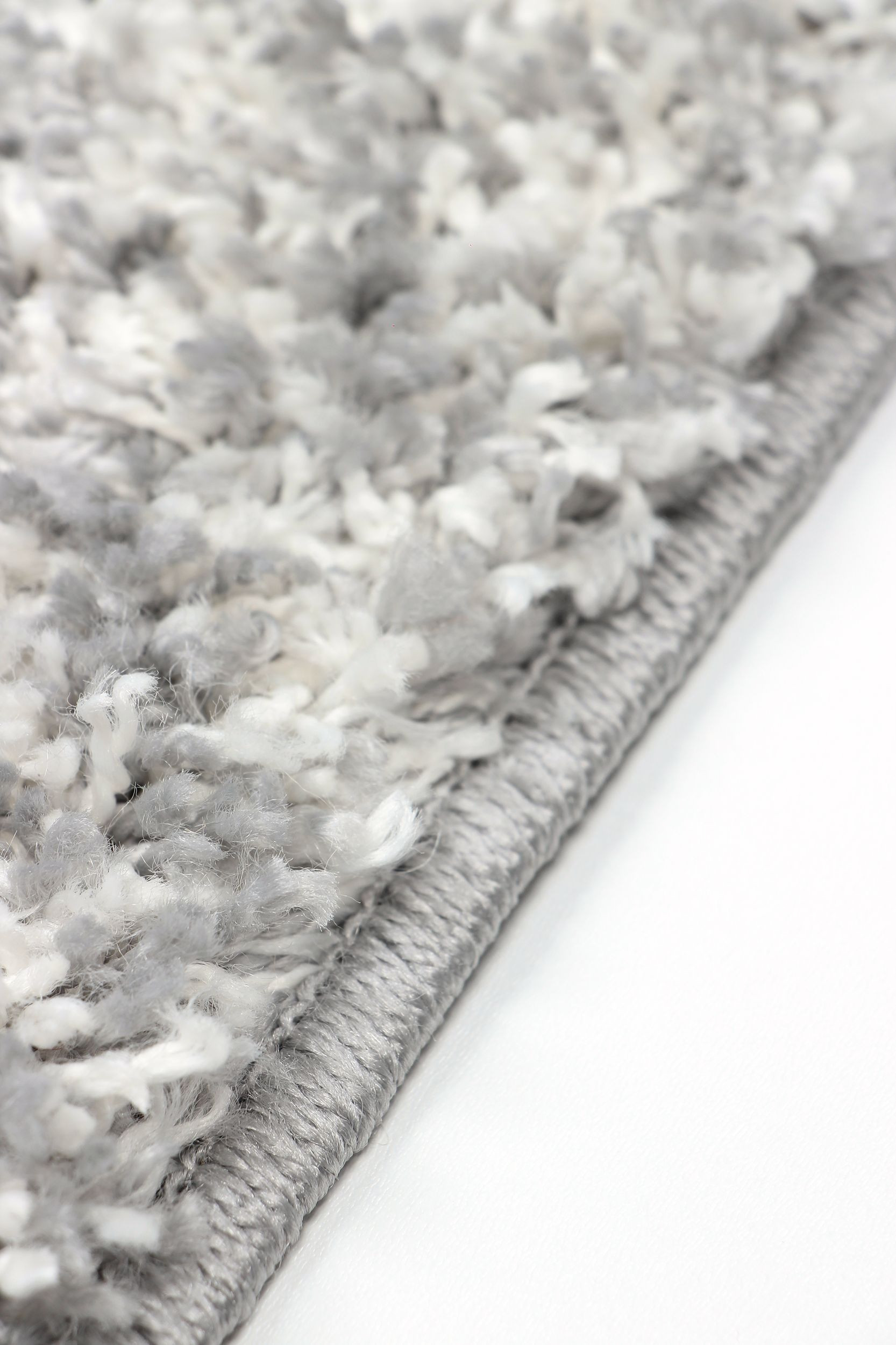 Koberec SHAGGY DE LUXE/EVO SHAGGY 8000/910 šedý / bílý