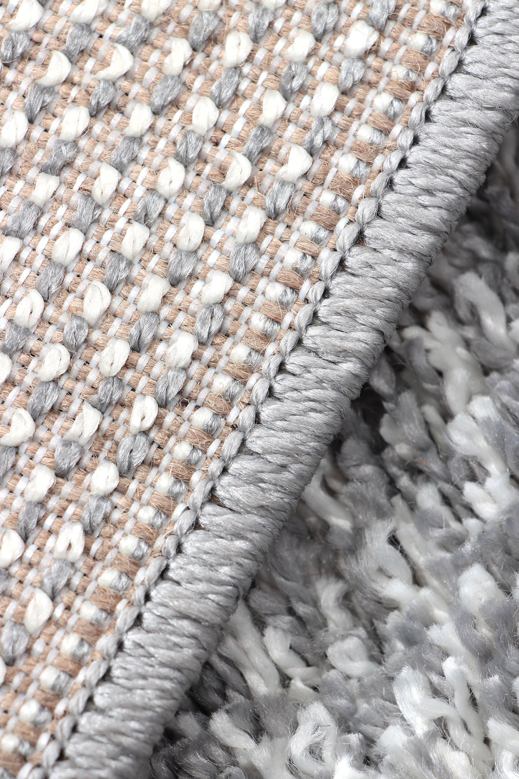 Koberec SHAGGY DE LUXE/EVO SHAGGY 8000/910 šedý / bílý