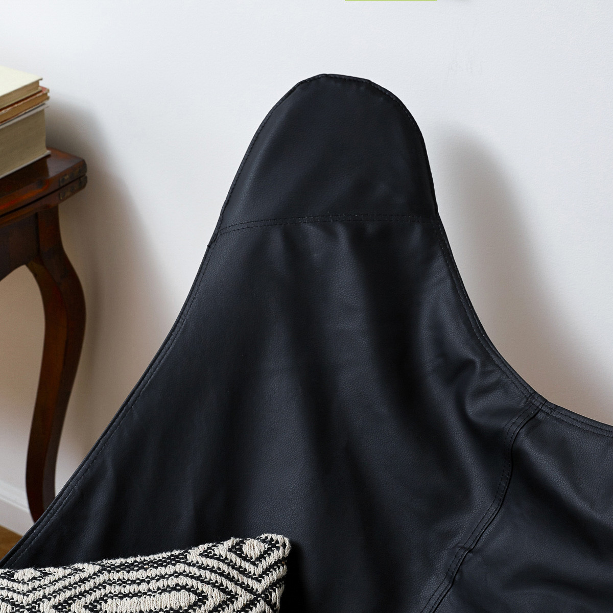 Náhradní potah na křeslo BUTTERFLY ekokůže, černý ALL 807164