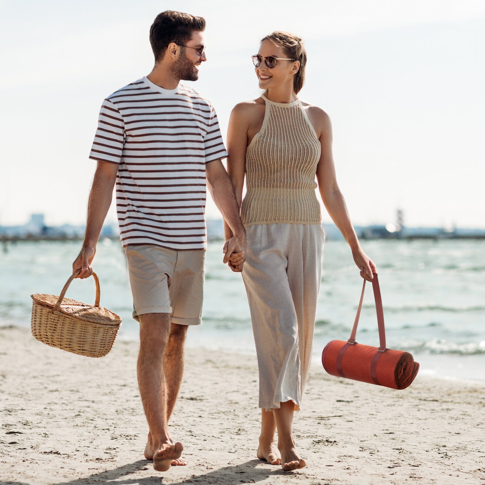 Pikniková deka HARMONY bordó