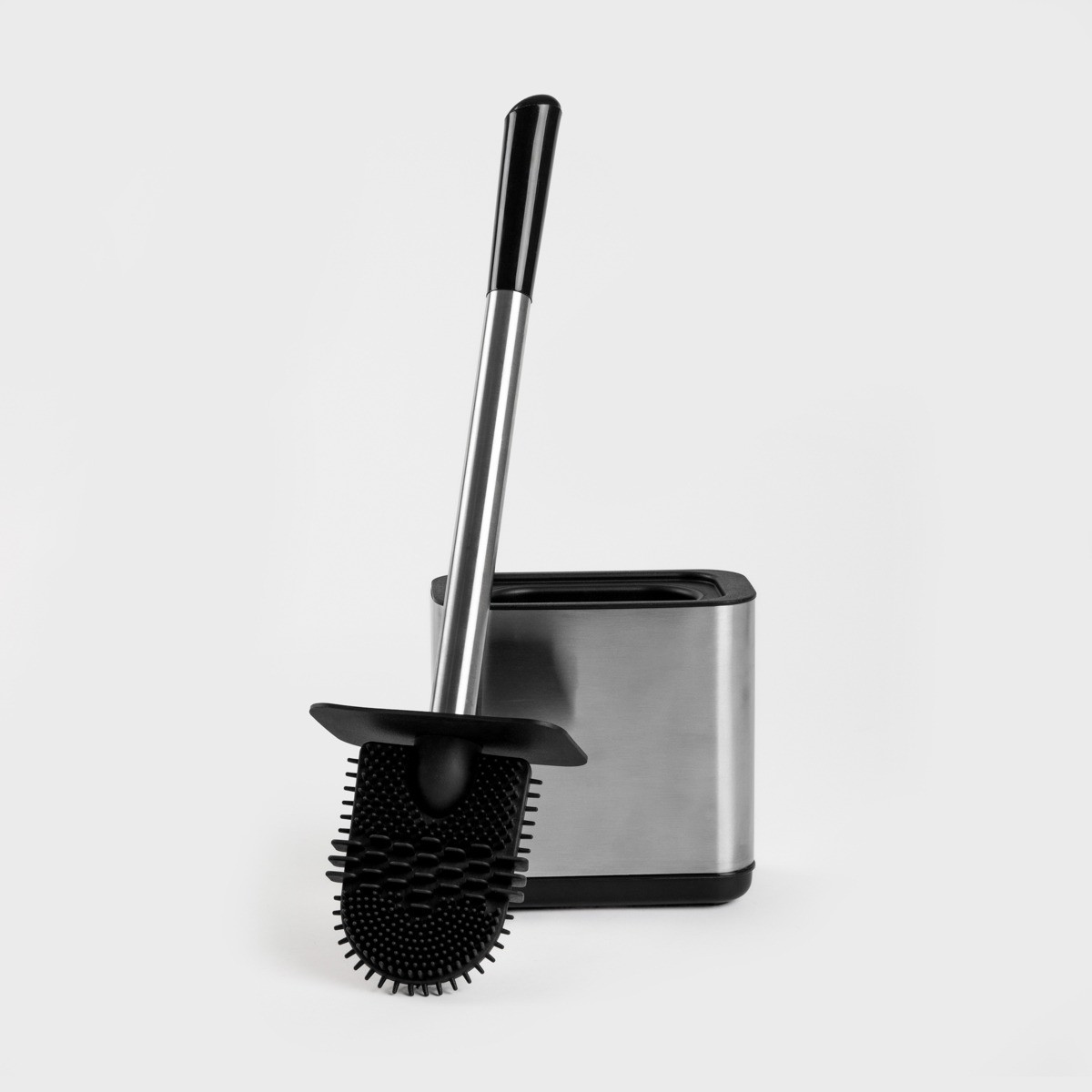 Toaletní kartáč SILVET kovový 732652