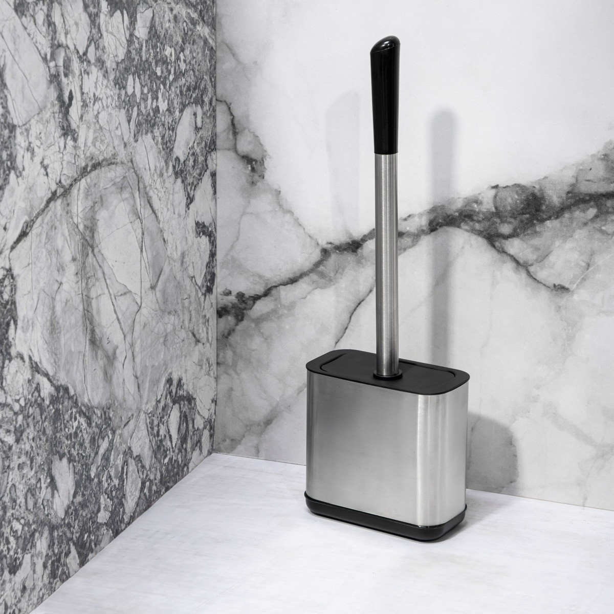 Toaletní kartáč SILVET kovový 732652