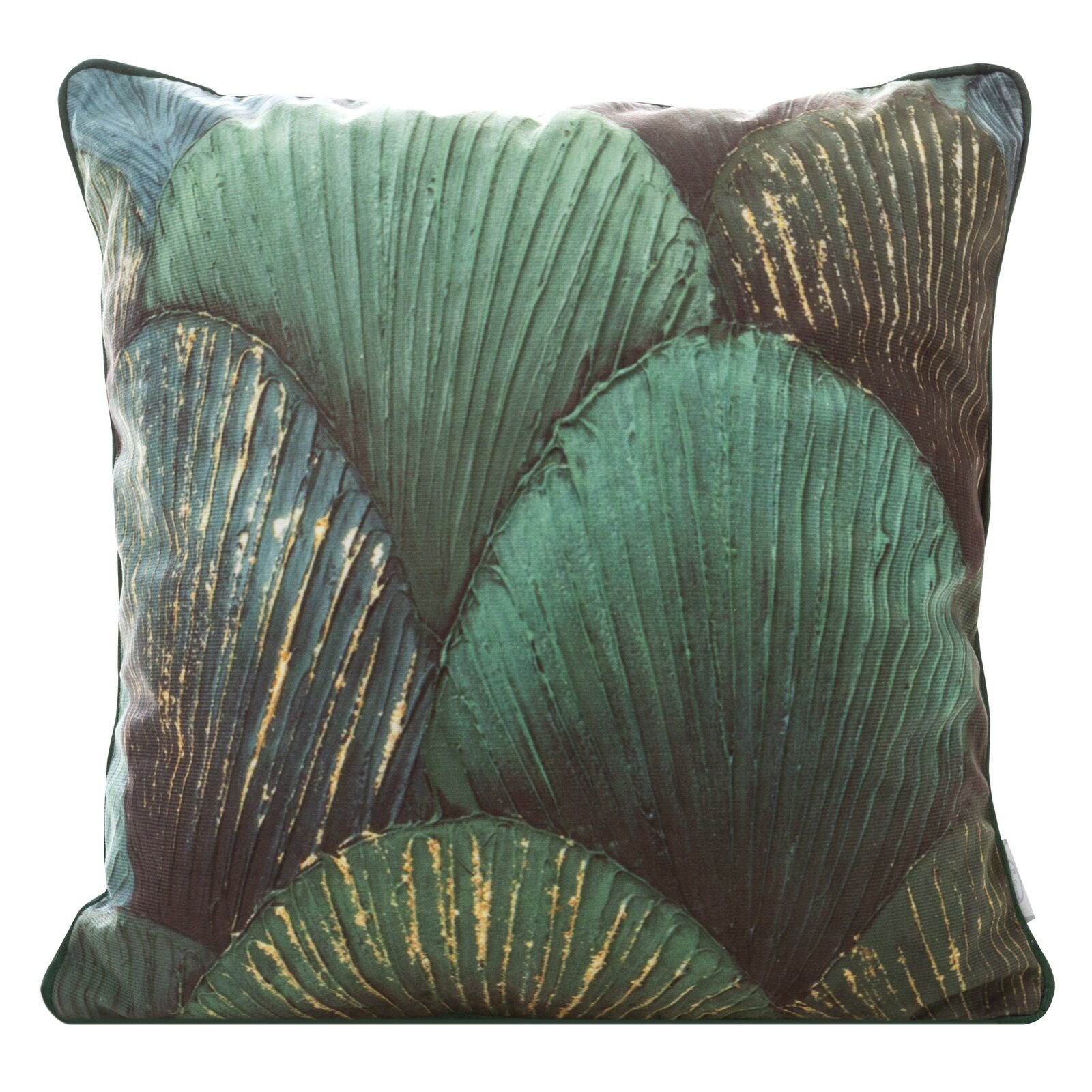 Povlak na vankúš MINK D zelený / zlatý