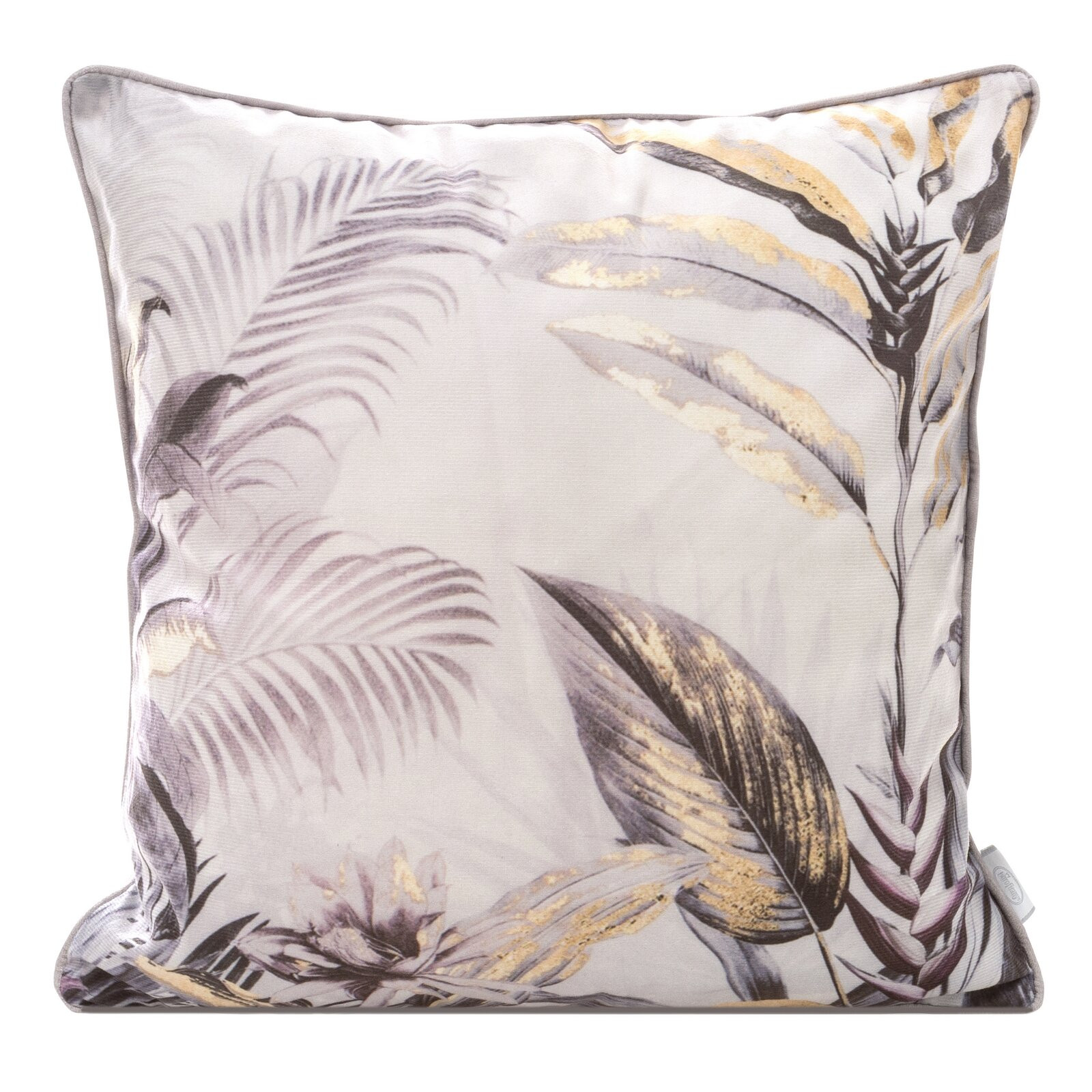 Povlak na polštář MINK G biely / zlatý