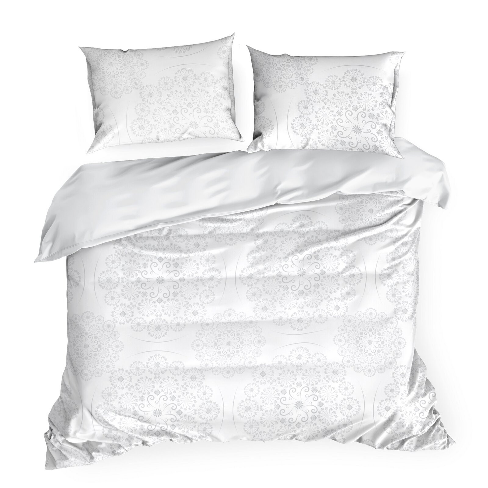 Ložní souprava SELMA bílá / světle šedá