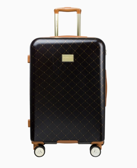 Střední hnědý kufr Saint Tropez s monogramem