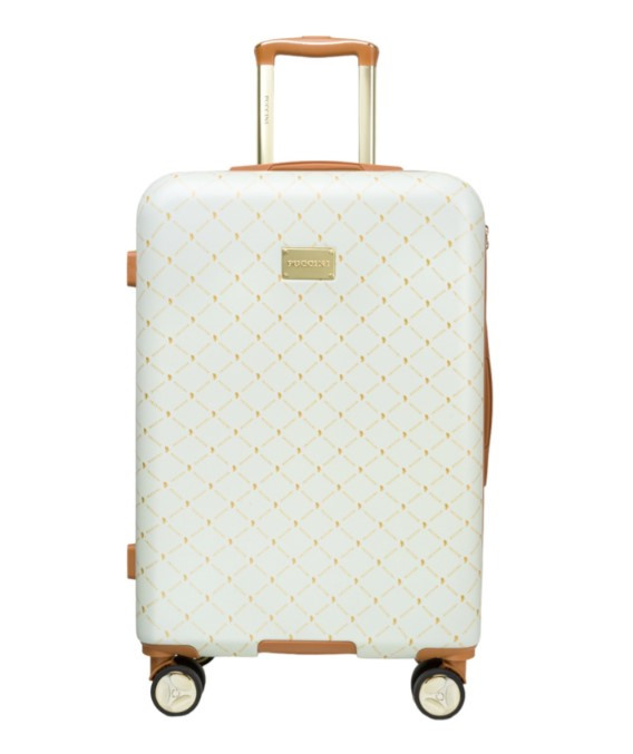 Střední béžový kufr Saint Tropez s monogramem