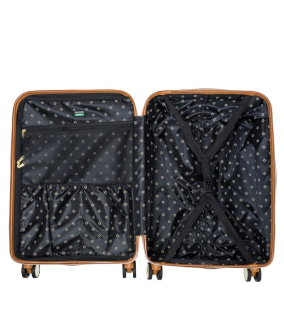 Střední béžový kufr Saint Tropez s monogramem