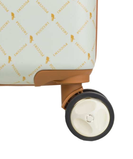 Střední béžový kufr Saint Tropez s monogramem