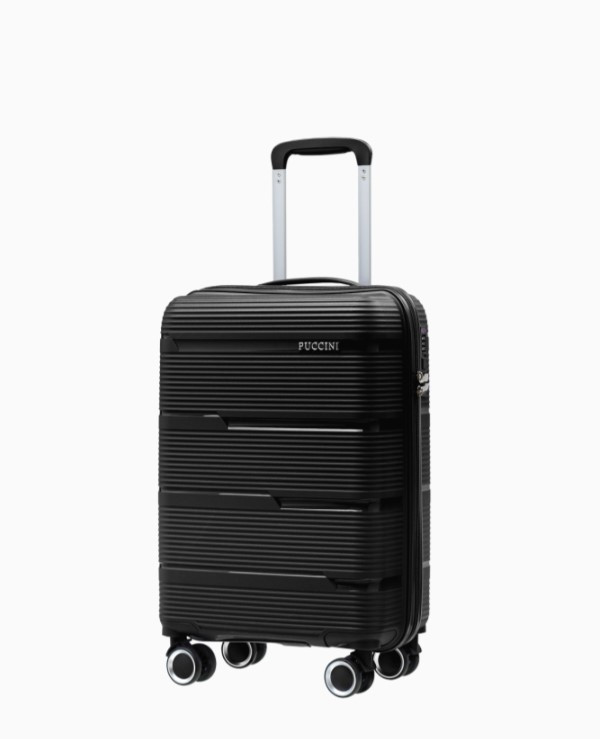Černý kabinový kufr Casablanca