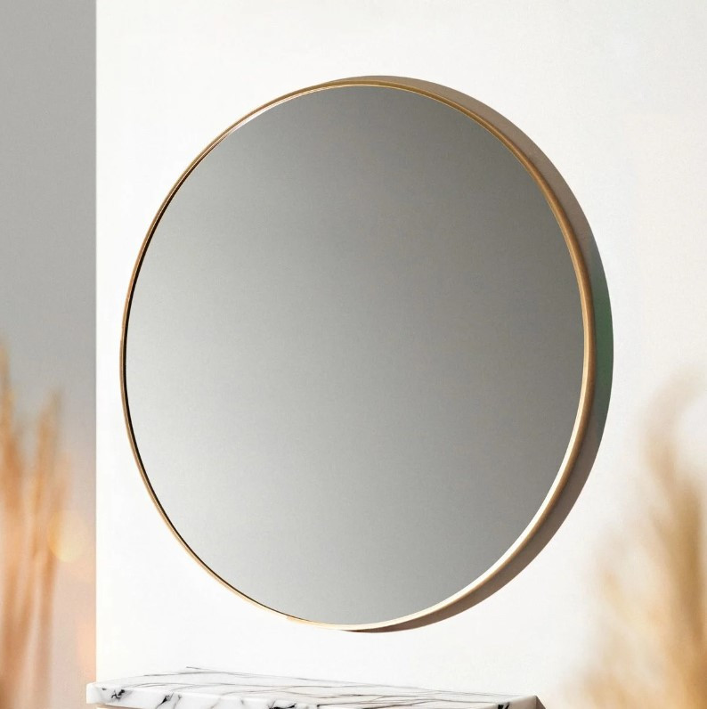 Zrcadlo ELORA se zlatým rámem 872018