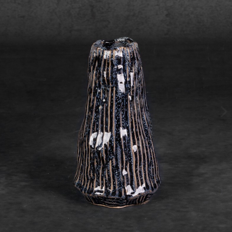 Váza ALDA 01 granátová / béžová