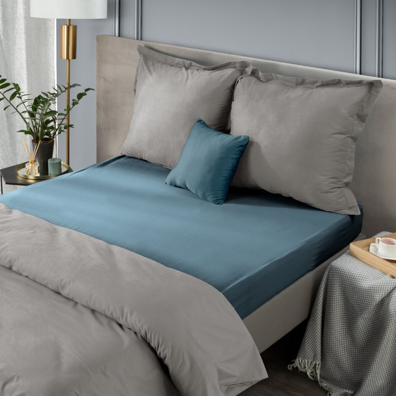 Plachta s gumičkou JERSEY D91 tmavě modrá