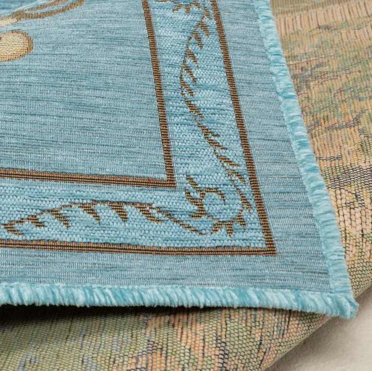 Koberec FLOMI FLORENCE tyrkysový