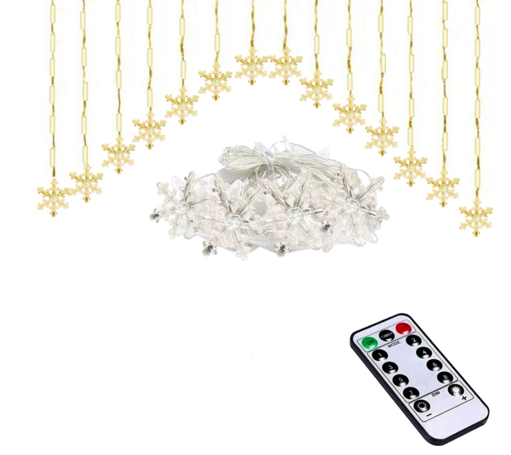 LED závěs CD004 s dálkovým ovládáním