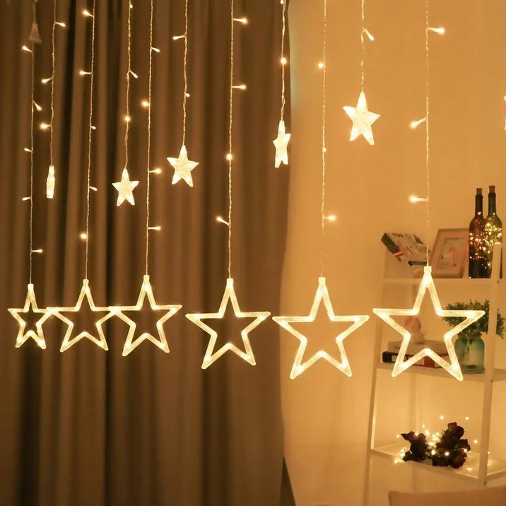LED závěs CD001-138 s dálkovým ovládáním
