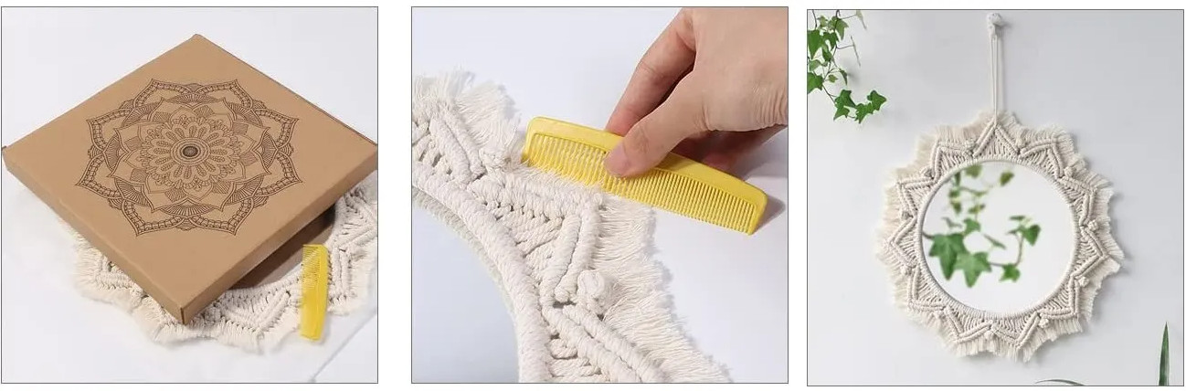 Zrcadlo BOHO 53CM 322048