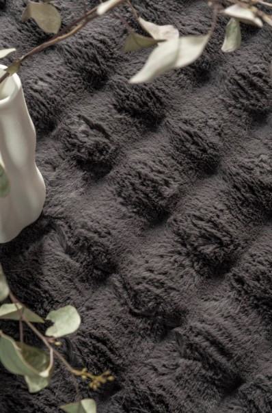 Koberec BUBBLES MOYO grafitový / černý