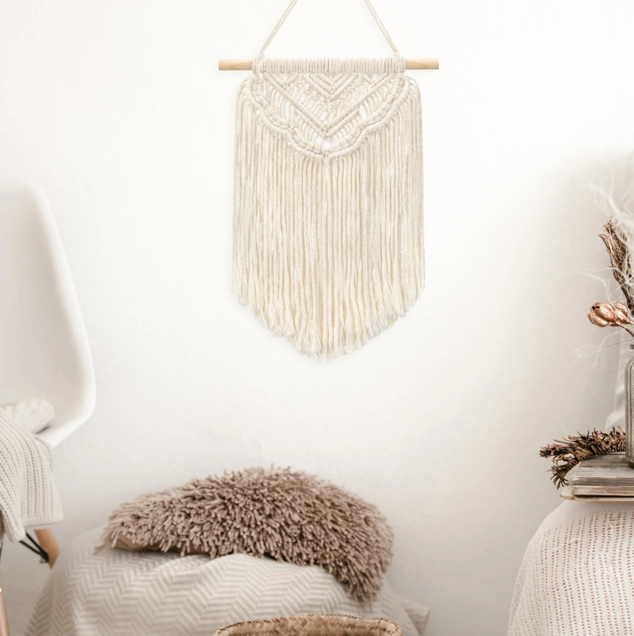 Nástěnná dekorace BOHO MAKRAMA 322149 béžová