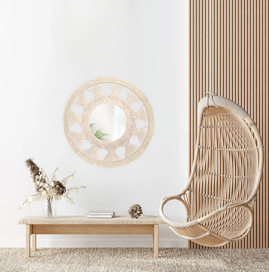 Zrcadlo BOHO 65CM 322050