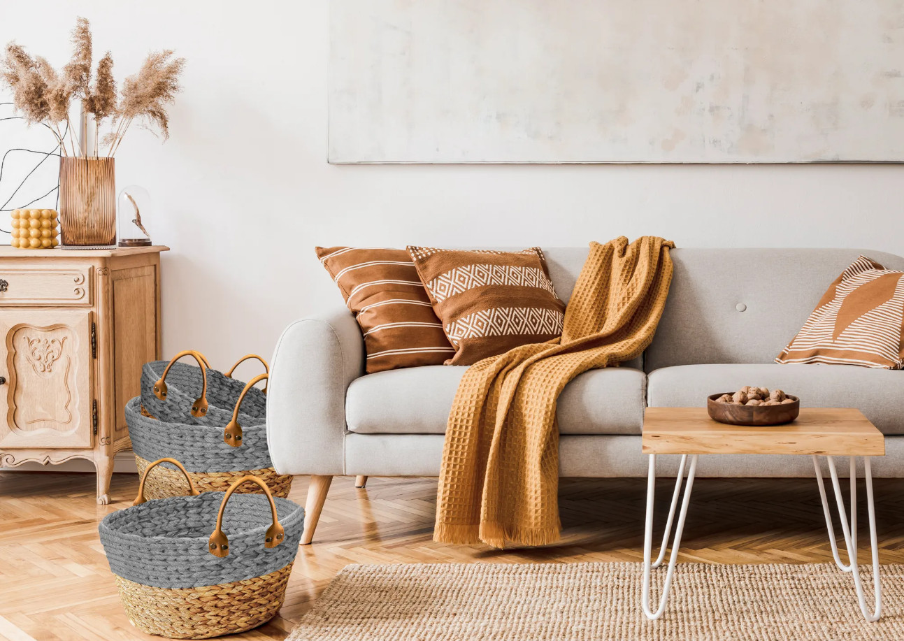 Set tří úložných košíků BOHO 223K16 (3 ks)