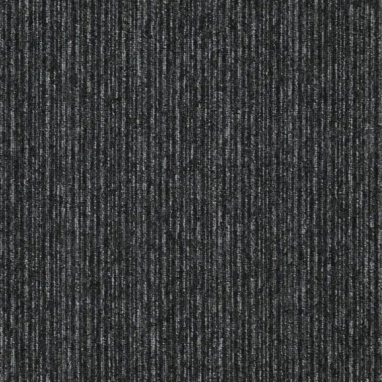 Kobercové čtverce Sonar Lines 4178 černé 50x50 cm