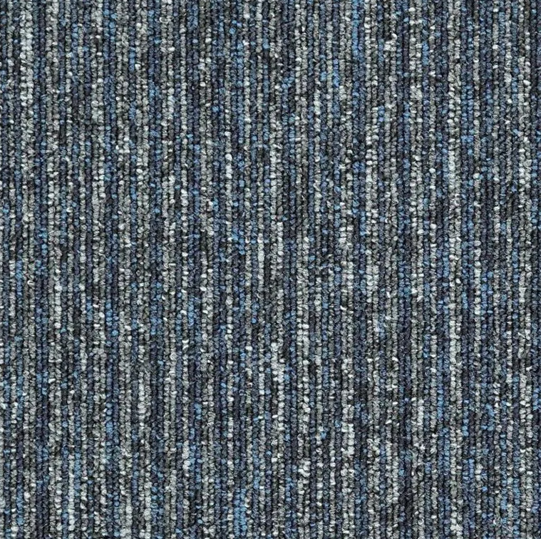 Kobercové čtverce Sonar Lines 4183 modré / šedé 50x50 cm