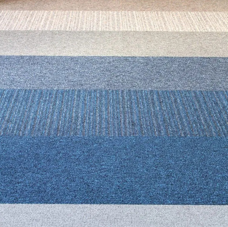 Kobercové čtverce Bari Lines 3508 šedé / béžové 50x50 cm