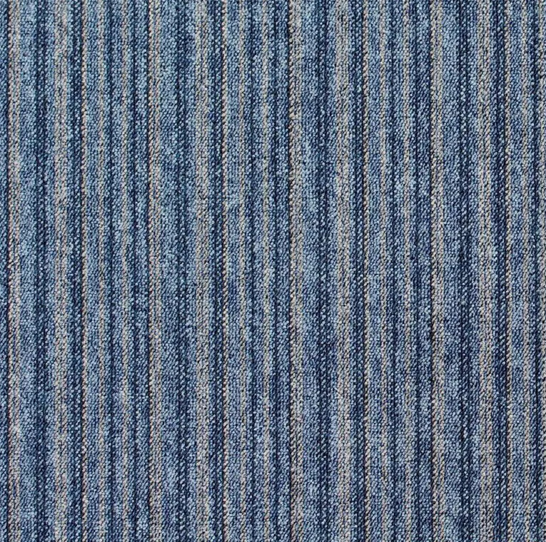 Kobercové čtverce Verona Lines 8458 modré / šedé 50x50 cm