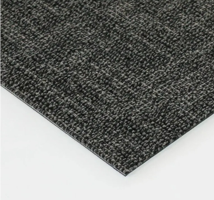 Kobercové čtverce Field 4578 black 50x50 cm
