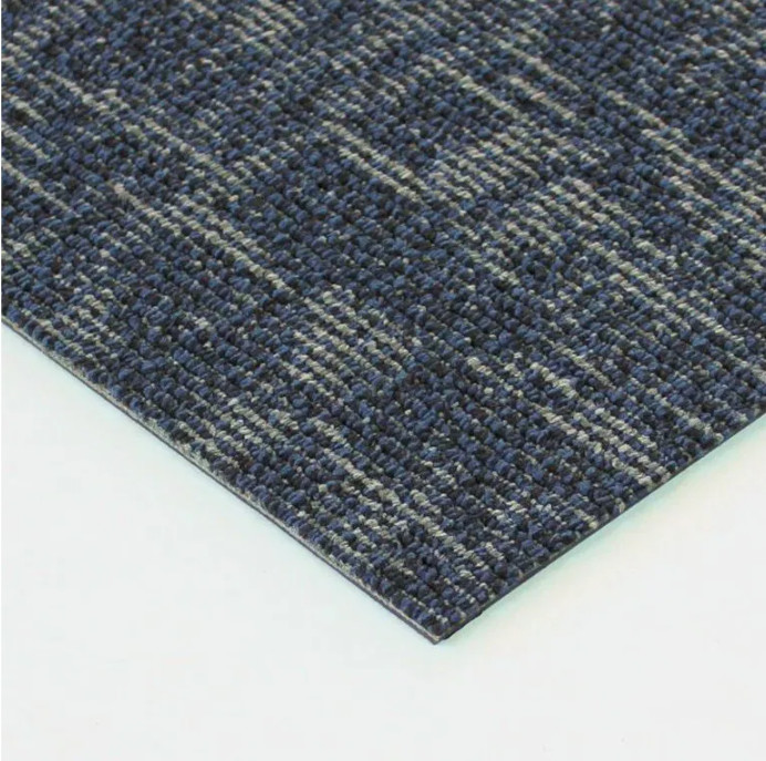 Kobercové čtverce Field 4556 deep blue 50x50 cm