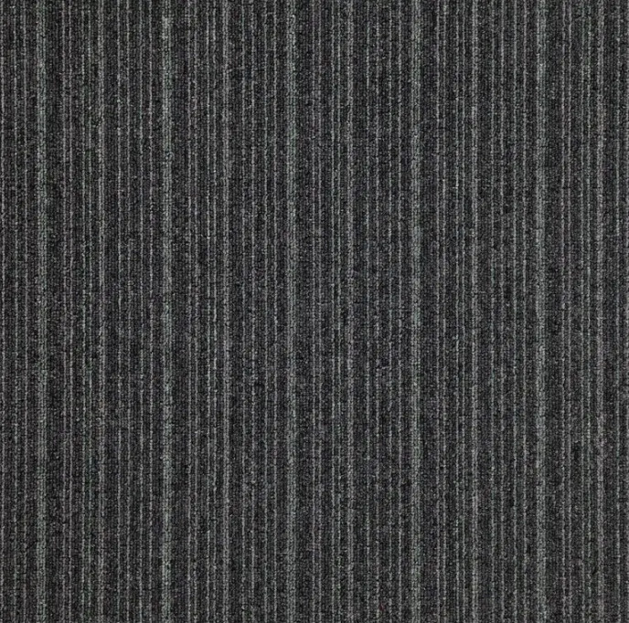 Kobercové čtverce Tampa Stripe 1546 šedé / zelené 50x50 cm