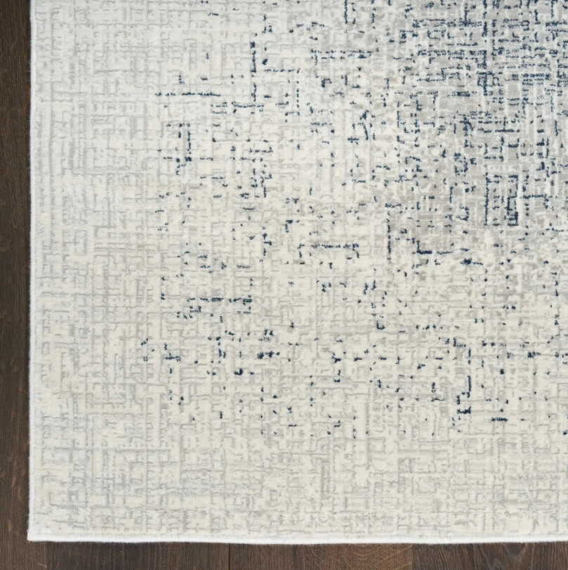 Koberec DKNY Grand Street GRN03 sloní kost / modrý