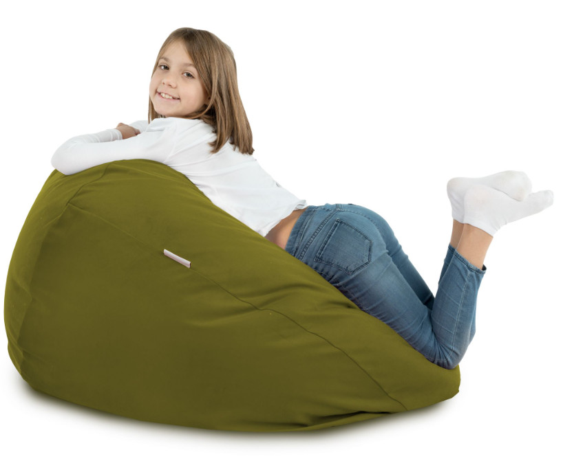 Plyšový sedací vak SAKO zelený