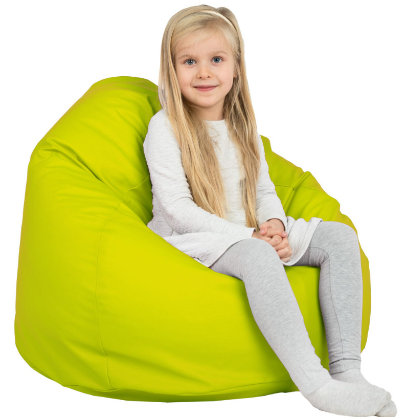 Sedací vak SAKO limetkový ekokůže