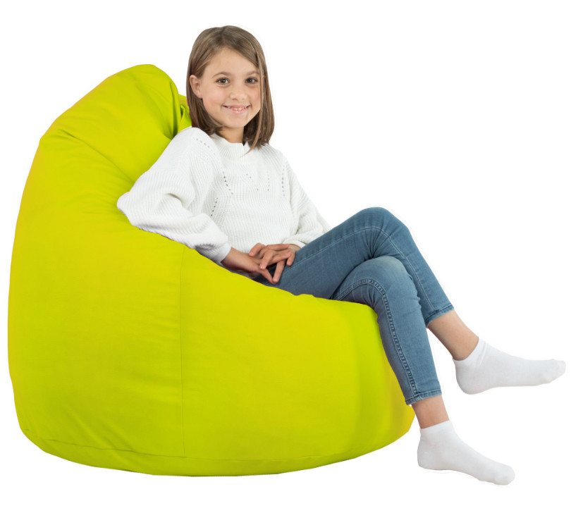 Sedací vak SAKO limetkový ekokůže