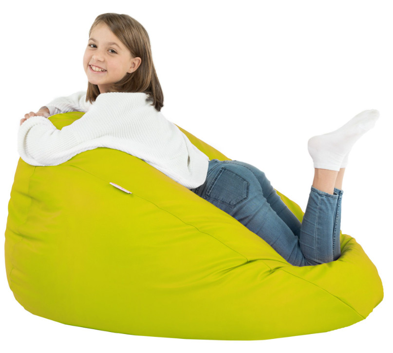 Sedací vak SAKO limetkový ekokůže