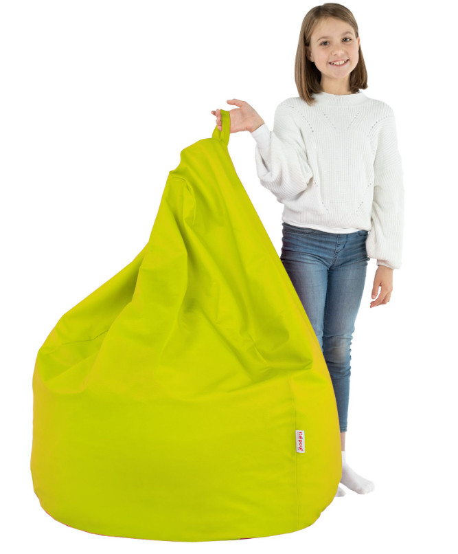 Sedací vak SAKO limetkový ekokůže