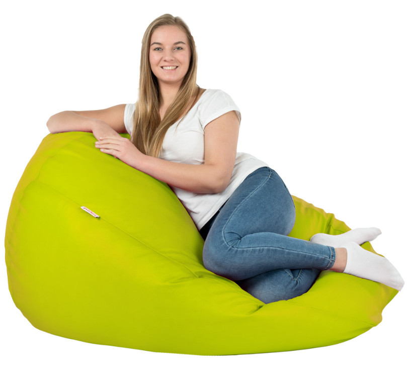 Sedací vak SAKO limetkový ekokůže